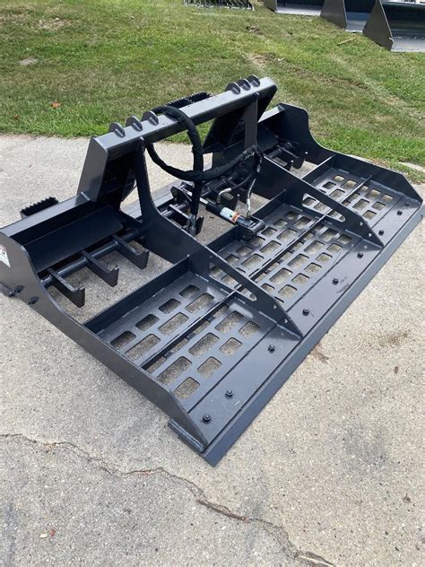 skid steer land plan attachments|driveway leveler for skid steer.